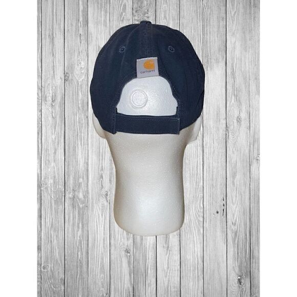 Carhartt Force Texas Patch Hat Cap Navy Blue Strapback Adjustable NWT - Picture 3 of 5